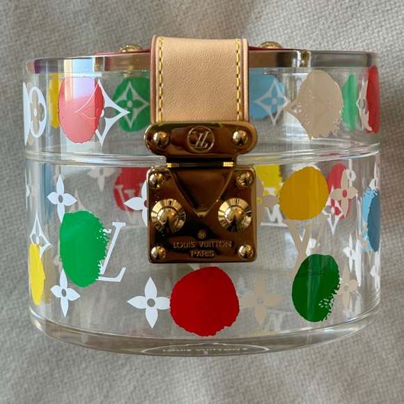🎨Louis Vuitton x Yayoi Kusama🎨Painted Dots Scott Box - Picture 5 of 17